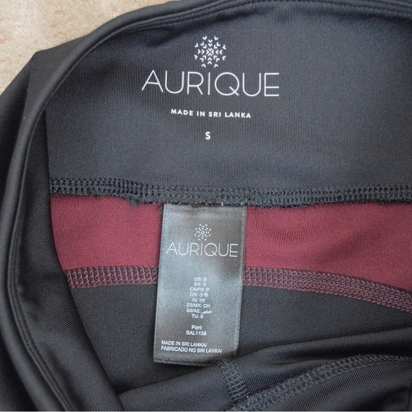 Aurique Color‎ Block Capri Sport Leggings, Size Small - Picture 3 of 9